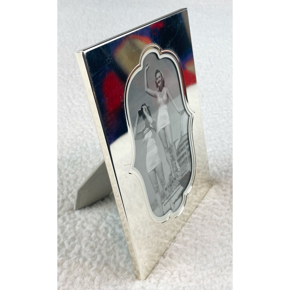 AARON BROTHERS • Silver/White Victoria 5x7 Milano Series Photo Frame - Picture 6 of 11